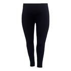 Calça Legging Preta Poliamida Cintura Alta Plus Size - Razure