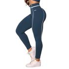 Calca Legging Queens Empina Bumbum Azul Petroleo Moving - Moving Fitness