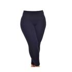 Calça Legging Suplex Cós Alto Plus Size Tamanhos Especiais G4/G5/G6/G7 - Preto - Fasciniun Confecções