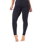 Calça Legging Térmica Peluciada Inverno Preta Lisa Suplex Feminina