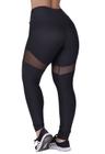 Calça Legging Tule Preta St Madame