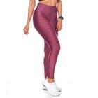 Calça Legging Wolfox Fitness 3D Poliamida Academia Cintura Alta Grossa Pronta Entrega