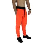 Calça Masculina Cores Vivas Fluorescente Sport MXD Conceito Slim Básico Moletom