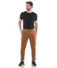 Calça Masculina Sarja Jogger Cargo Razon Jeans