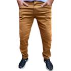 Calça masculina Skinny em sarja masculina com lycra slim fit tradicional lancamento 2023