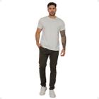 Calça Masculina Slim Chino Alfaiataria Com Bolso Embutido