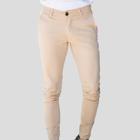 calça masculina slim fit sarja com elastano
