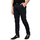 Calça Masculina Social Sarja Slim Fit C Lycra Bolso Faca