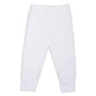 Calça Mijão Bebê Menino Off White Algodão Mini & Co