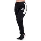 Calça Moletom Duo Corinthians Feminina - Preto e Branco