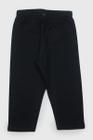 Calça Moletom Flanelado Preto Infantil Frio Elian Menina Bebê