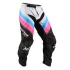 Calça Motocross Creation Mattos Rosa Azul Trilha Off Road