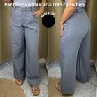 Calça Pantalona Alfaiataria Feminina Adulto