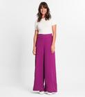 Calça Pantalona Feminina Xadrez Endless Roxo