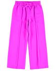 Calça Pantalona Infantil Menina em Moletom Flanelado Cores Neon - Malwee Kids