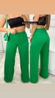 Calça Pantalona Verde Bandeira