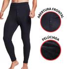 Calça Peluciada Masculina Inverno - Térmica Flanelada Quentinha