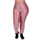 Calça Plus Size de Academia Moda Fitness Feminina Legging 3D Cintura Alta Laura - BY TINA MODAS