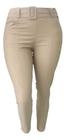 Calça Plus Size Feminino Social Com Bolsos E Cinto
