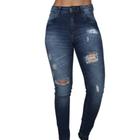 Calça Riu Kiu Super Skinny - Azul