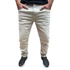 Calça sarja basica jeans masculina c/elastano diversas cores a pronta entrega