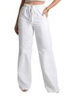 Calça Sarja Sawary Wide Leg - 278615 Branco