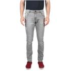 Calça Skinny Cinza  Nicoboco Jeans Plakton Bolso