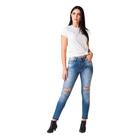 Calça Skinny Disparate Feminina Jeans Dia a Dia Moderno Moda