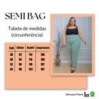 Calça Slouchy Plus Size Feminina Cintura Alta Com Bolsos