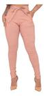 Calça Social Feminina Com Lycra Clochard Laço Cintura Alta