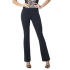 Calça Flare Jeans Preta Plus Size Super Elegante Social