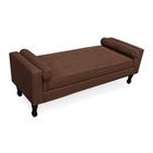 Calçadeira Baú Felix King Size 195cm Suede - Renascer Decor