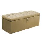 Calçadeira Baú King Itália 190 CM Suede Camurça - D A Decor