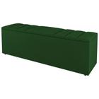 Calçadeira Baú King Size Grace 190cm Suede Verde - Desk Design