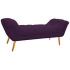 Calçadeira Madrid 140 cm Suede Roxo - Topázio Decor