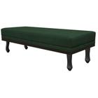 Calçadeira Queen Orlando P02 160 cm para cama Box Suede Verde - Amarena Móveis