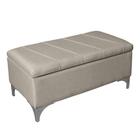 Calçadeira Recamier Para pés cama Box King size Baú Iza 1.95m Nanda Decor