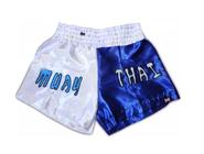Calcao Knockout Muay Thai - masculino - azul+branco