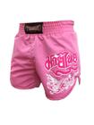 Calção Short Muay Thai - Feminino -  Lady Pink Melt - Rosa - Toriuk