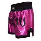 Calção Short Muay Thai - King - Rosa/Preto - Onne Sport