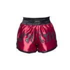 Calção Short Muay Thai - King - Vermelho/Preto - Onne Sport - One Sport