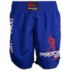 Calção Short Muay Thai Orient - Progne - Masculino - Azul Royal