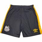 Calção Shorts Masculino Santos Goleiro 2022 Preto