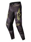 Calças Alpinestars Racer Hollow Dark Camo/Amarelo Fluo Tamanho 34