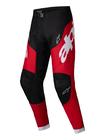 Calças Alpinestars Racer Veil pretas/vermelhas brilhantes para homens tamanho 36