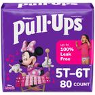 Calças de treino Potty Pull-Ups para meninas, tamanho 5T-6T 46+lb 80 quilates