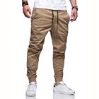 Calças Jogger Jeans Camuflada Masculina Com Punho Elástico