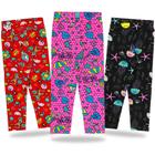 Calças Roupa Infantil Meia Estação Atacado Menina 3 Legging