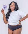 Calcinha absorvente plus size com fio dental duplo para fluxo leve - 2Rios