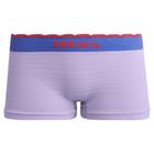 Calcinha Boxer Infantil Sem Costura Roxa/Azul